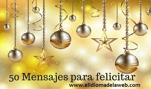 50 Mensajes para felicitar la navidad
