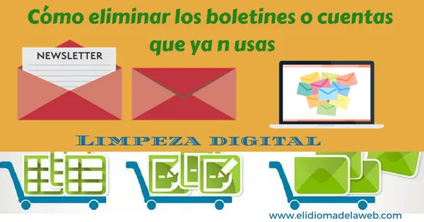elimina los boletines y cuentas que no usas