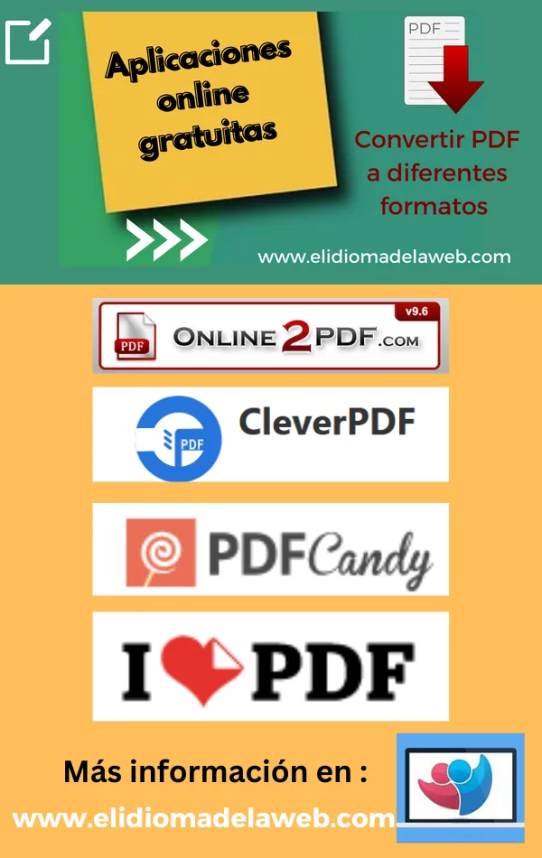 Aplicaciones online gratuitas convertir PDF