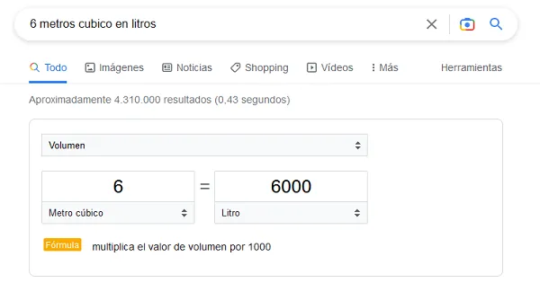 funciones google conversiones en unidades de medida