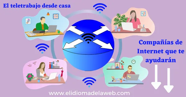 las mejores compañías de Internet para trabajar desde casa