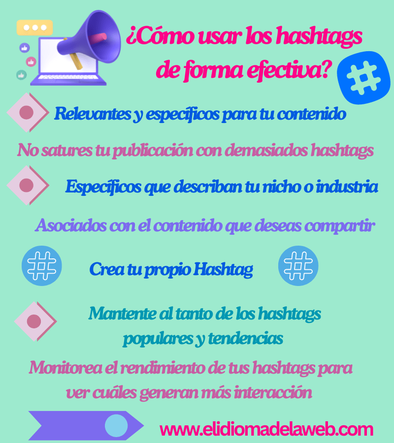 El poder de los Hashtags, cómo usarlos efectivamente Cómo usar los hashtags de forma efectiva