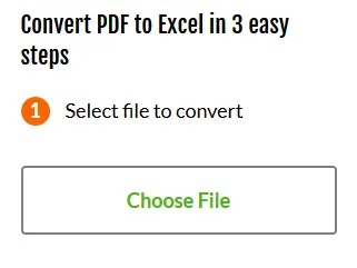 convertir pdf a excel 1 paso