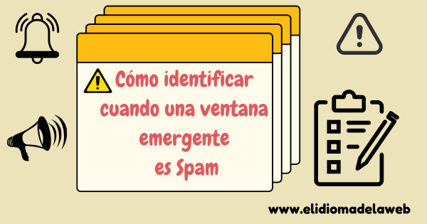 Cómo identificar cuando una ventana emergente es Spam
