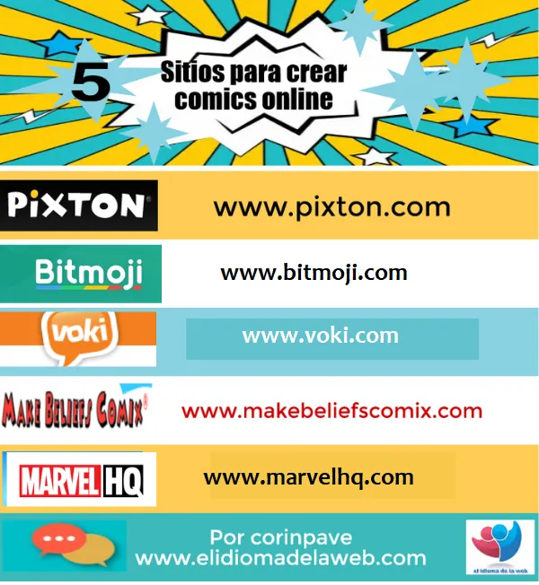 5 utilidades online para crear cómics