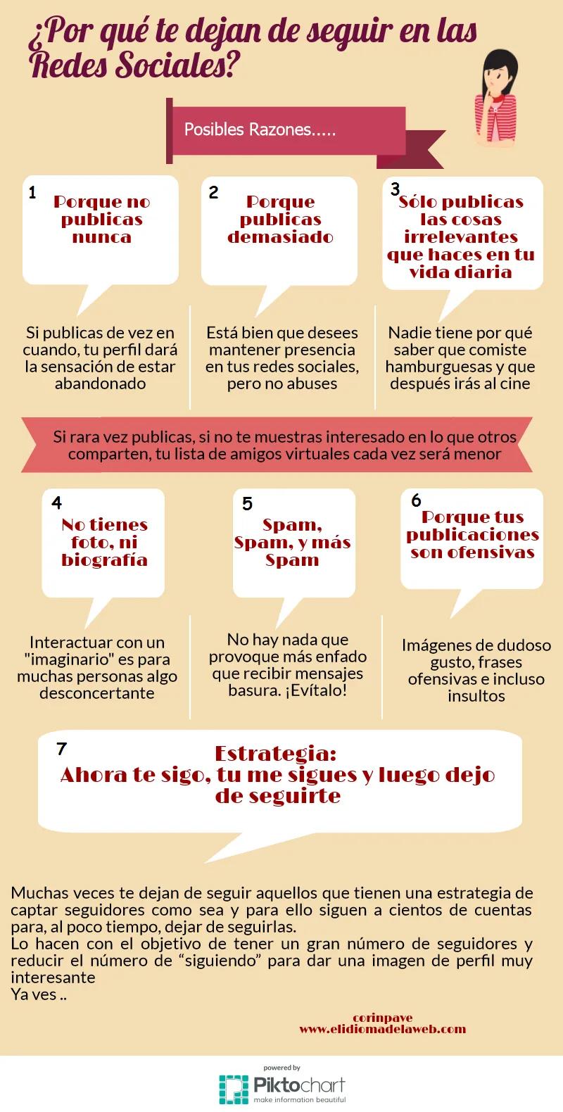 Posibles motivos por los que pierdes seguidores en las redes sociales razones perde seguidores redes sociales