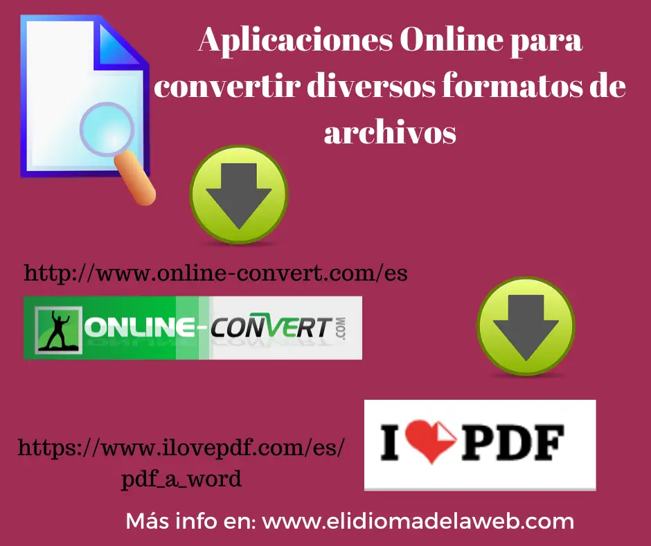 Aplicaciones Online para Convertir Archivos aplicaciones online para convertir archivos